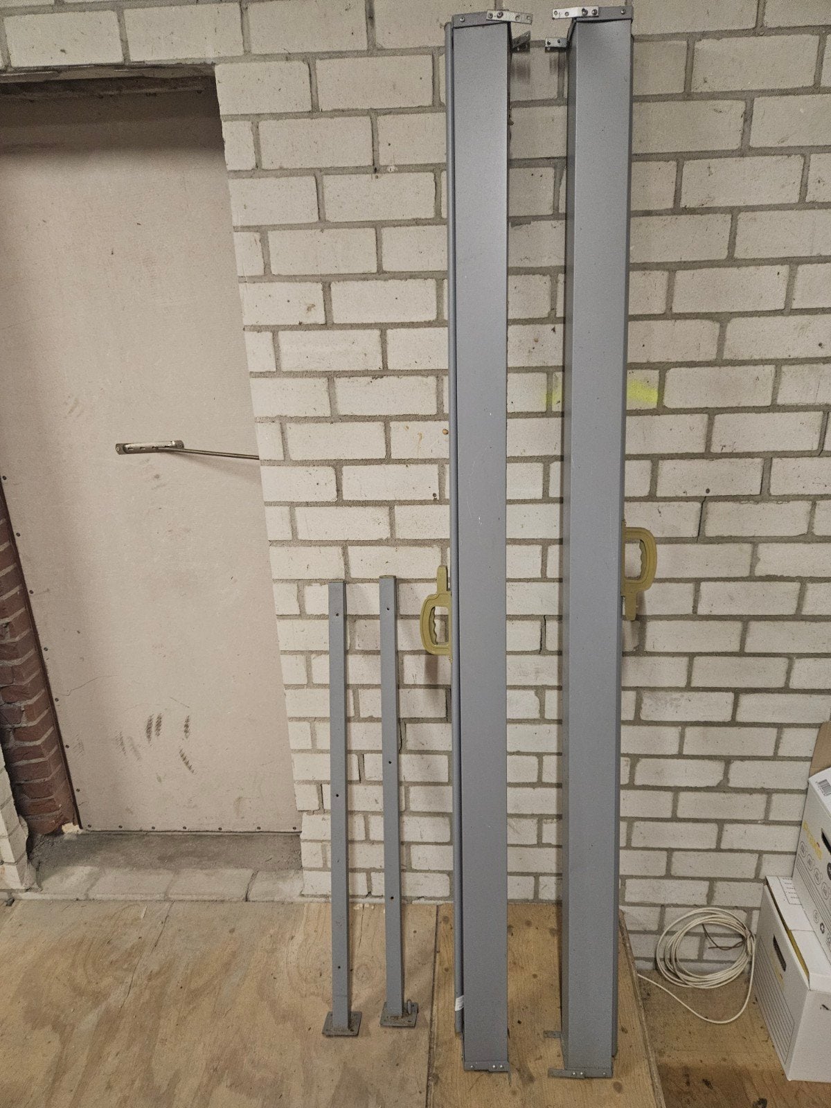 Schauduwschuting zonwering afscheiding 2 stuks, Tuin en Terras, Zonneschermen, Ophalen, Gebruikt, 150 tot 300 cm, 250 cm tot 450 cm