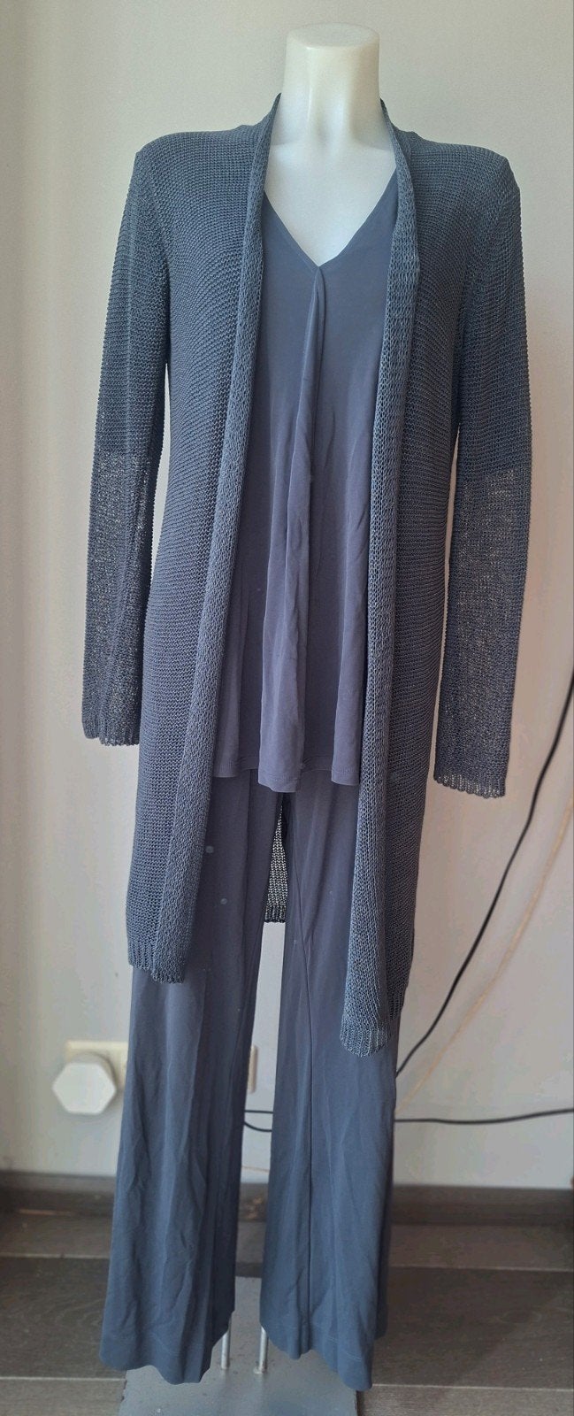 Kyra & Ko Antraciet grijze 3 delige set (Travel) maat 40/42, Kleding | Dames, Maat 42/44 (L), Ophalen of Verzenden, Kyra & Ko