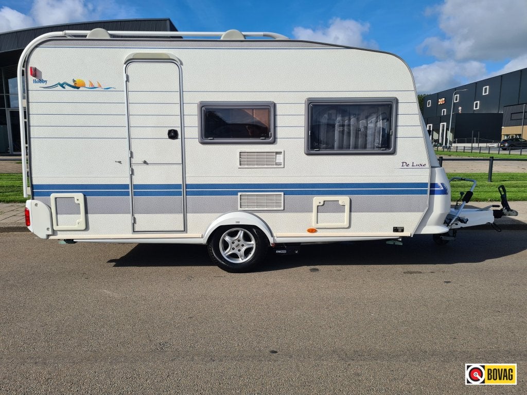 Hobby De luxe Easy 400 SF Incl. mover, Caravans en Kamperen, Standaardzit, Hobby, Schokbreker, Bedrijf