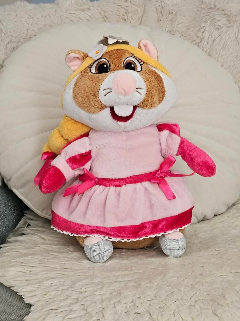 Hamster Knuffel Assepoester Efteling, Hamster, Ophalen of Verzenden, Zo goed als nieuw, Met kleding of accessoire