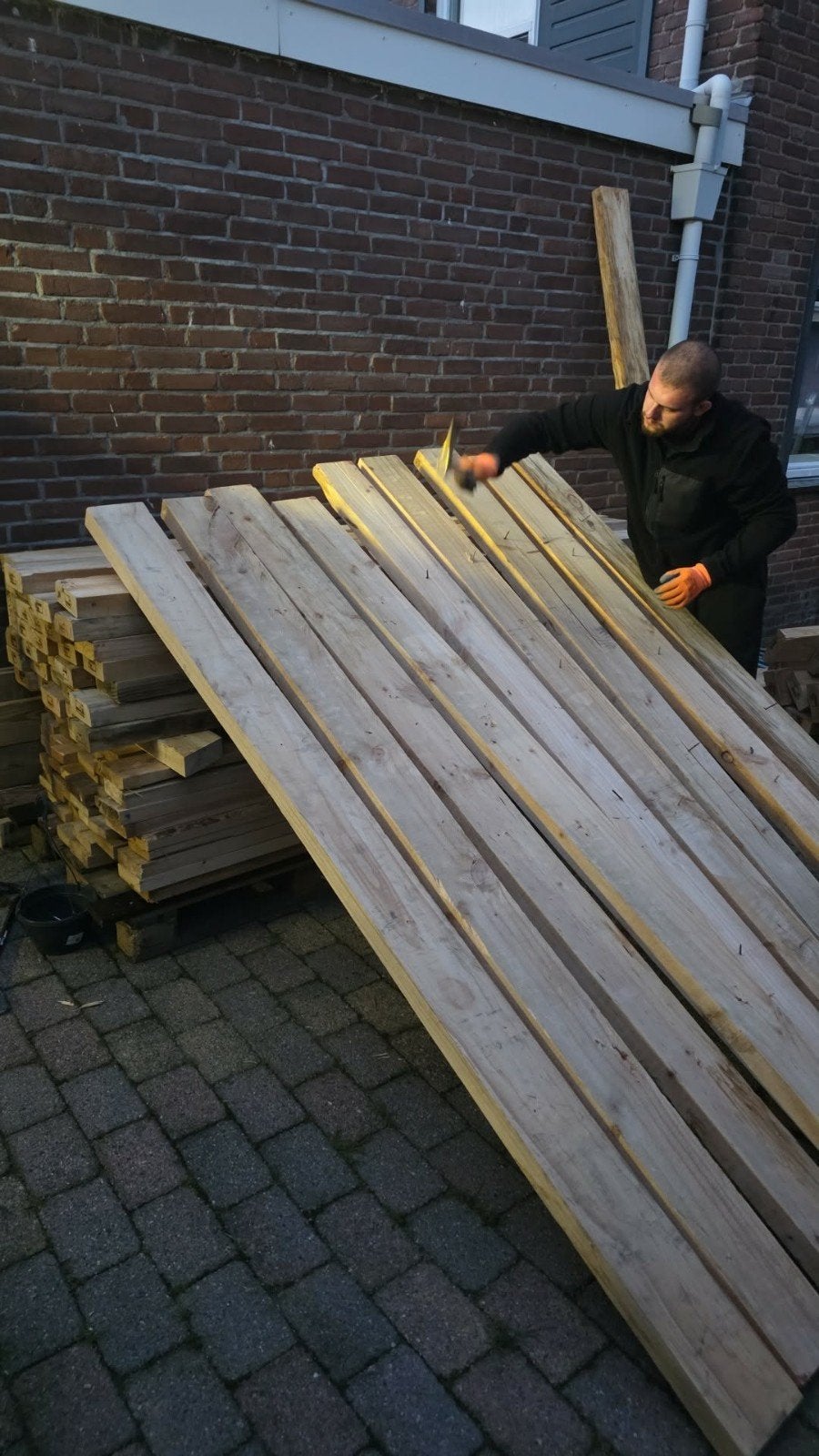 Houten planken te koop, Ophalen, Gebruikt, Hout