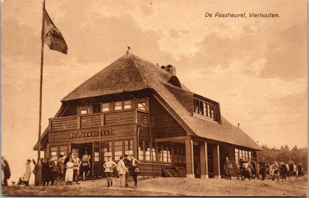 Vierhouten - 12 antieke ansichtkaarten I, Verzenden, 1920 tot 1940, Gelopen, Gelderland