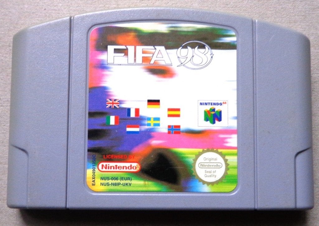 FIFA Road to World Cup 98 voor de Nintendo 64, Spelcomputers en Games, Gebruikt, 2 spelers, Ophalen of Verzenden, Vanaf 3 jaar