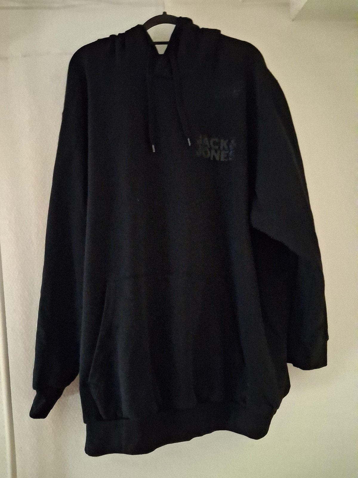JACK & JONES HOODIE ZWART MAAT 6XL (NIEUW!!), Kleding | Heren, Grote Maten, Ophalen, Zwart, Trui of Vest, Zo goed als nieuw
