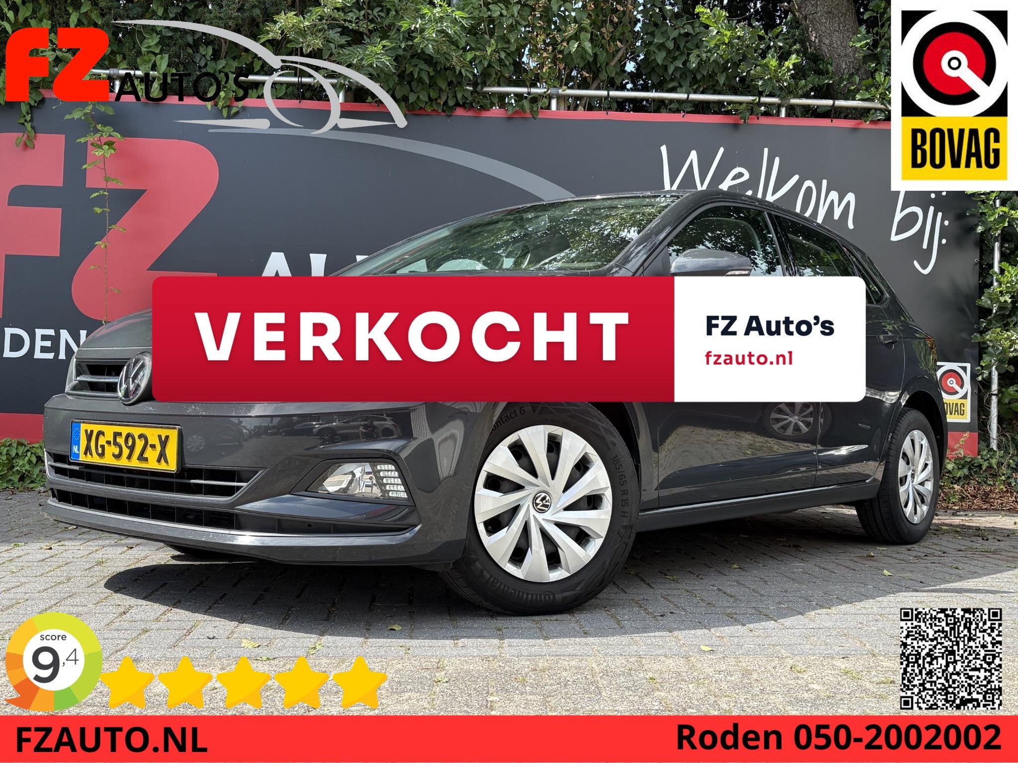Volkswagen Polo 1.0 TSI Comfortline - Navigatie - Airconditi, Auto's, Volkswagen, Voorwielaandrijving, Stof, Origineel Nederlands