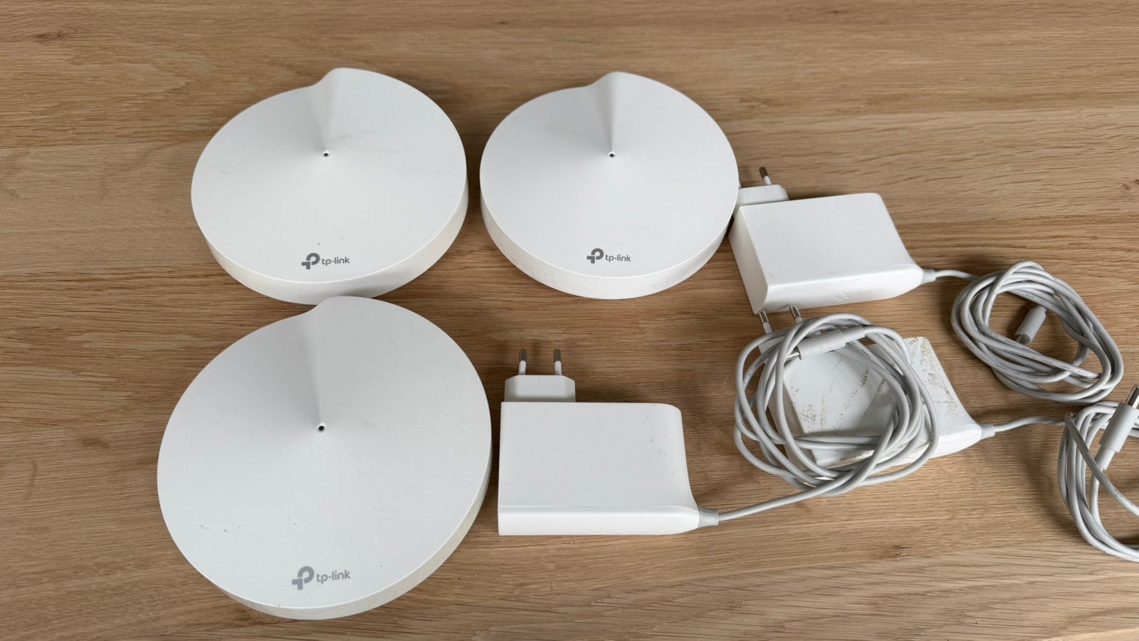 TP-Link Deco M9 Plus Mesh systeem, Computers en Software, WiFi-versterkers, Ophalen of Verzenden, Zo goed als nieuw