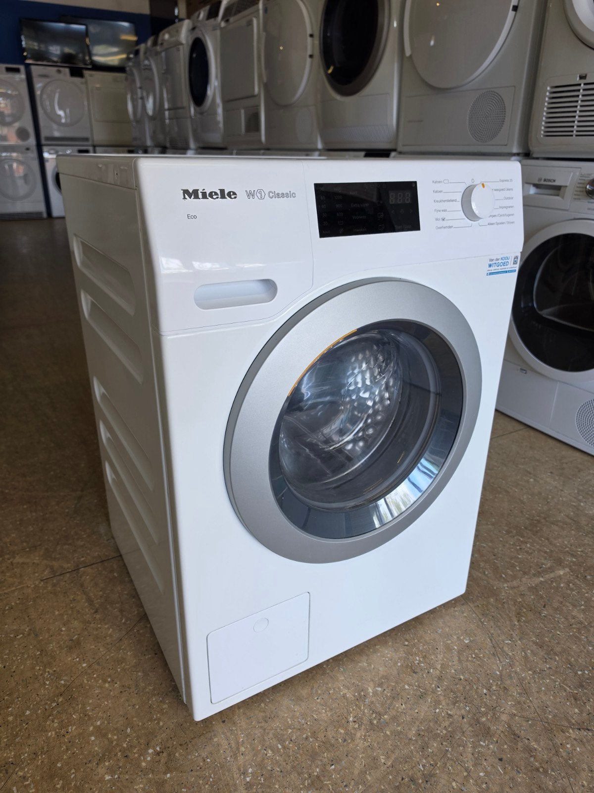 Miele WDB 030 wasmachine | 7 kilo | ZGAN! | Gratis thuis 🚚✅, Jirnsum, Ophalen of Verzenden, Voorlader, Vanderkooijwitgoed@hotmail.com