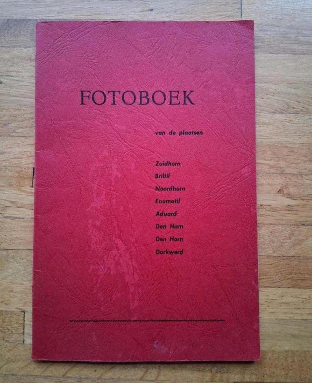 Fotoboek
van de plaatsen:
Zuidhorn, Briltil, Noordhorn, Enum, Boeken, Ophalen of Verzenden, Zo goed als nieuw