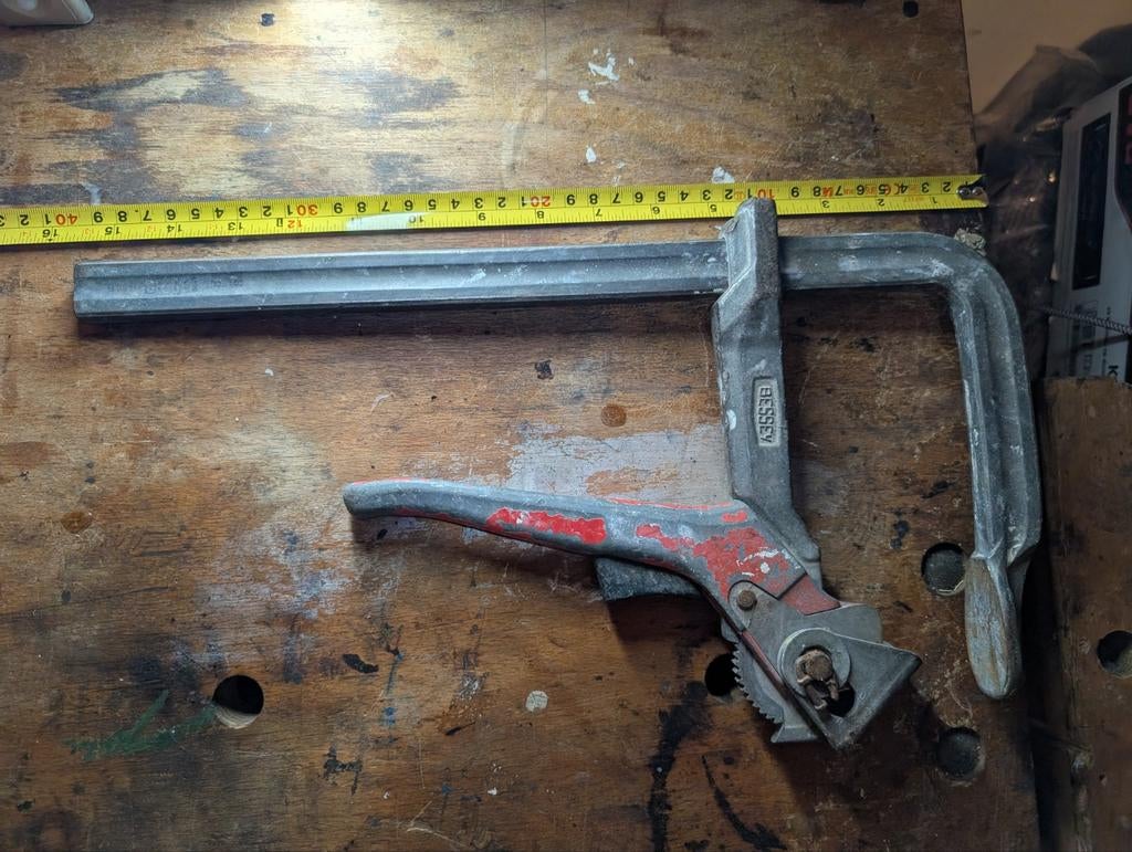 Bessey GH-serie hefboomklemmen (3 stuks) - Vintage, Doe-het-zelf en Verbouw, Gereedschap | Handgereedschap, Ophalen of Verzenden