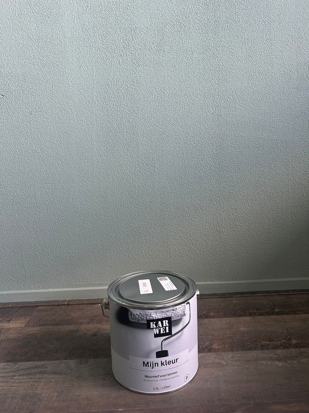 Karwei Muurverf Agave 5 liter - Nieuw, Doe-het-zelf en Verbouw, Verf, Beits en Lak, Ophalen, Overige kleuren, 5 tot 10 liter, Nieuw