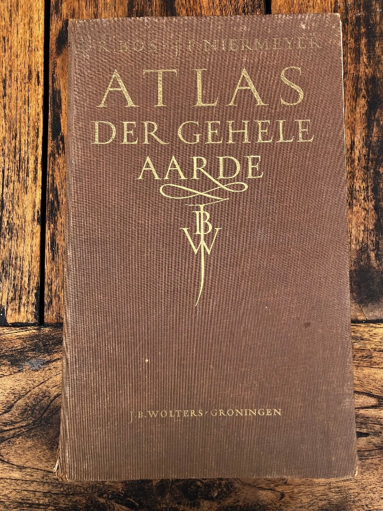 Bosatlas 44e druk, Gelezen, Bosatlas, P.R. Bos, J.F. Niermeyer, Ophalen of Verzenden