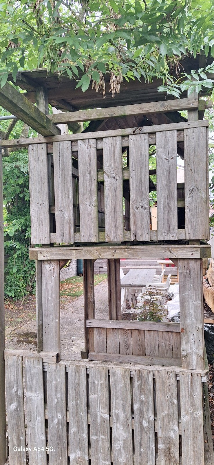 Tuin speelhuisje, Kinderen en Baby's, Speelgoed | Buiten | Speelhuisjes, Gebruikt, Hout, Ophalen