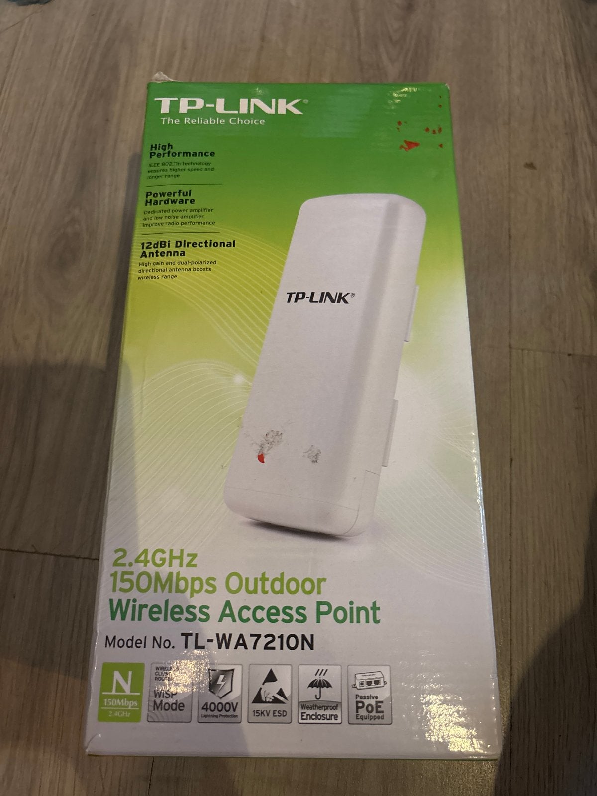 TP-Link TL-WA7210N Outdoor Wireless Access Point, Ophalen of Verzenden, Zo goed als nieuw