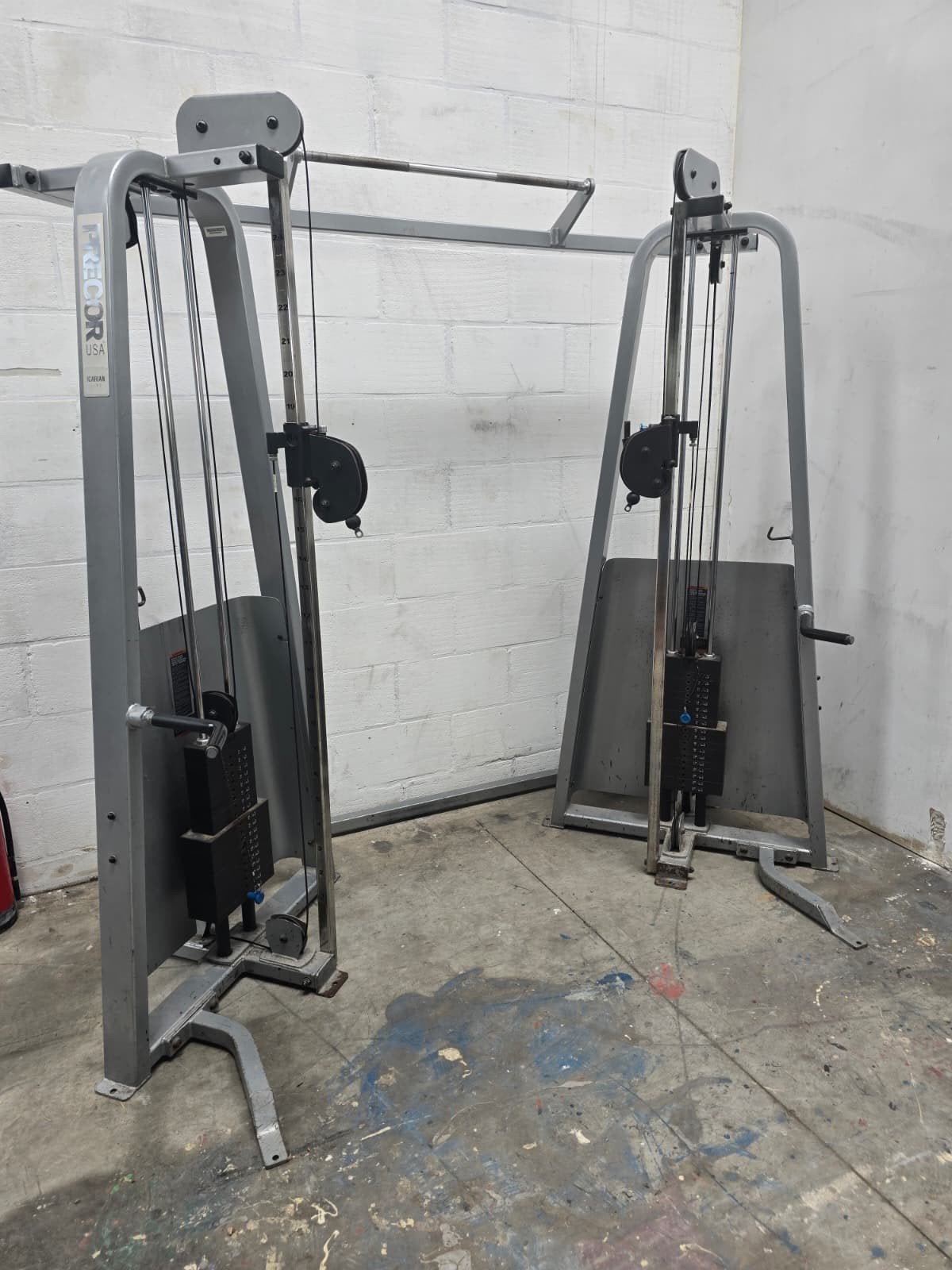 Precor Dual Pulley Krachtstation - Professionele Fitness, Ophalen, Gebruikt, Benen