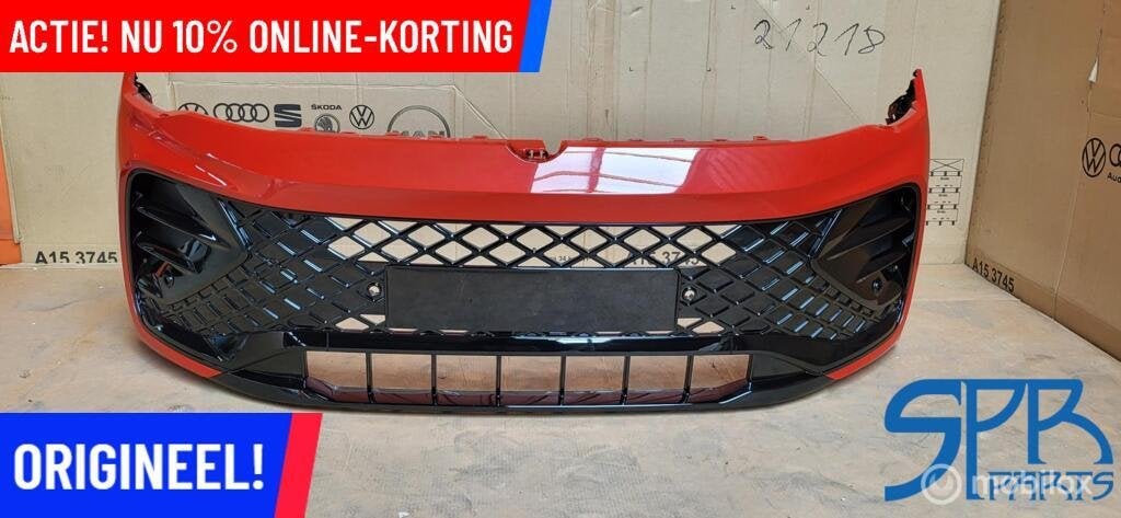 VW TIGUAN 571 CT1 R-LINE Voorbumper LB3B 6PDC BLACKPACK KRAS, Nieuw, Ophalen of Verzenden, Bumper, Volkswagen