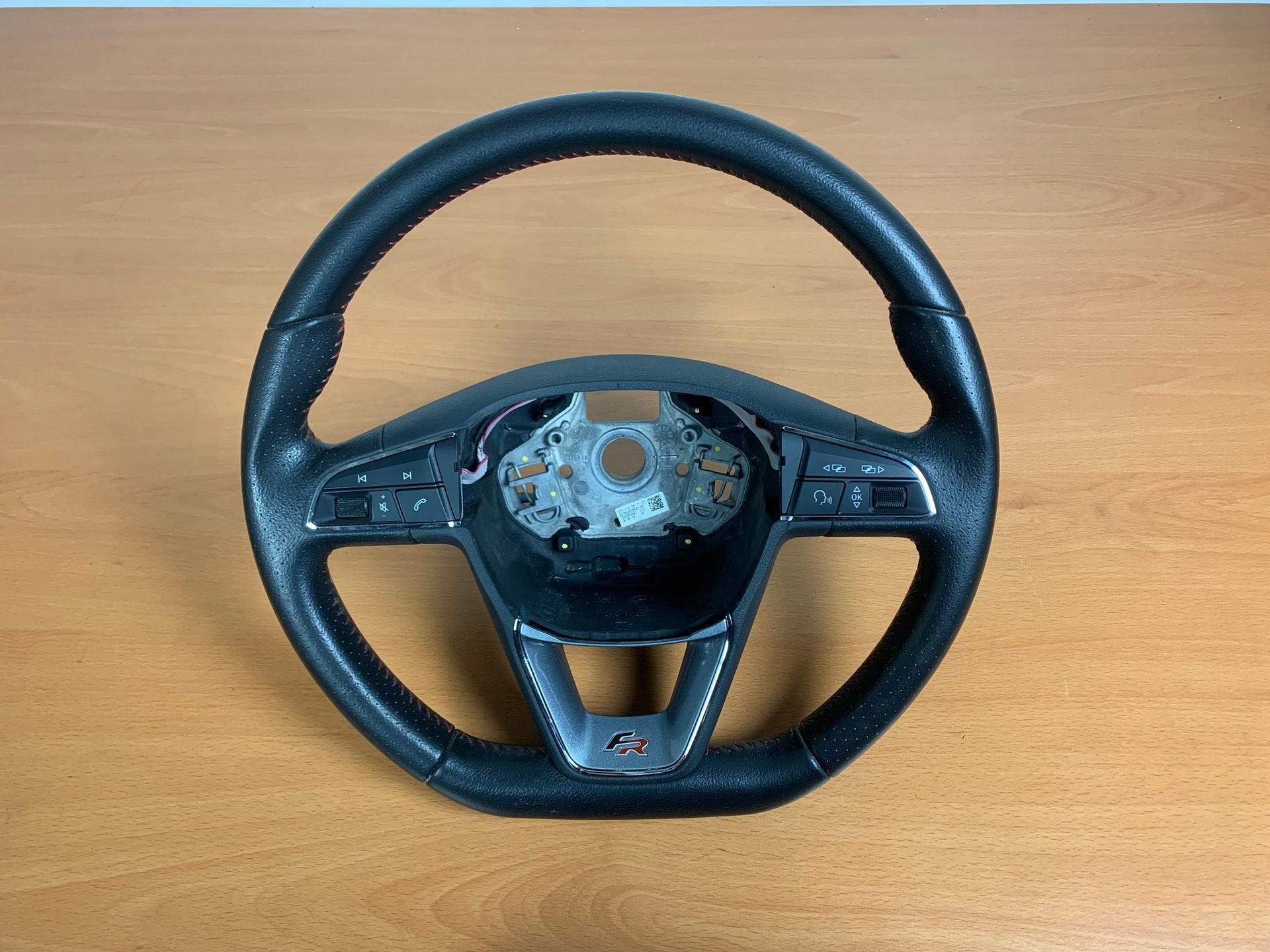 stuurwiel seat leon 5F / ibiza V FR 2012 tot 2019 Leer, Gebruikt, -, -, Ophalen of Verzenden