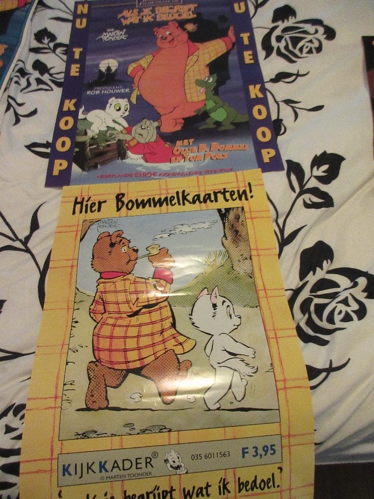6x posters van Tom Poes en Bommel, Rechthoekig Staand, Deurposter of groter, Ophalen of Verzenden, Zo goed als nieuw