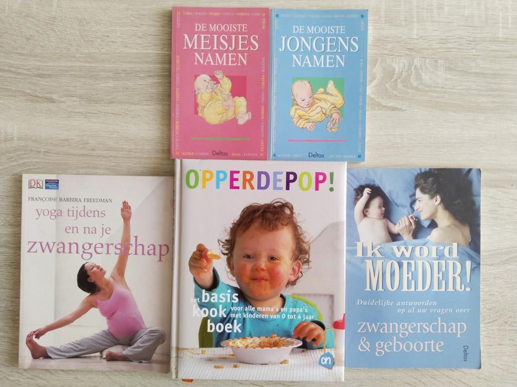 Boekenpakket: Zwangerschap, baby en opvoeding (5 boeken), Boeken, Zwangerschap en Opvoeding, Gelezen, Zwangerschap en Bevalling