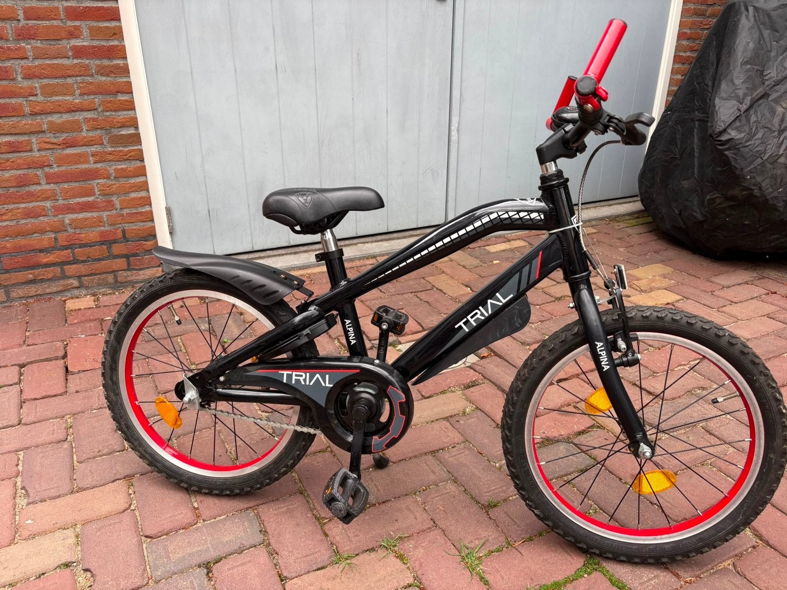 Alpina Trial 18 inch kinderfiets - Zo goed als nieuw, Ophalen, Zo goed als nieuw, 16 tot 20 inch