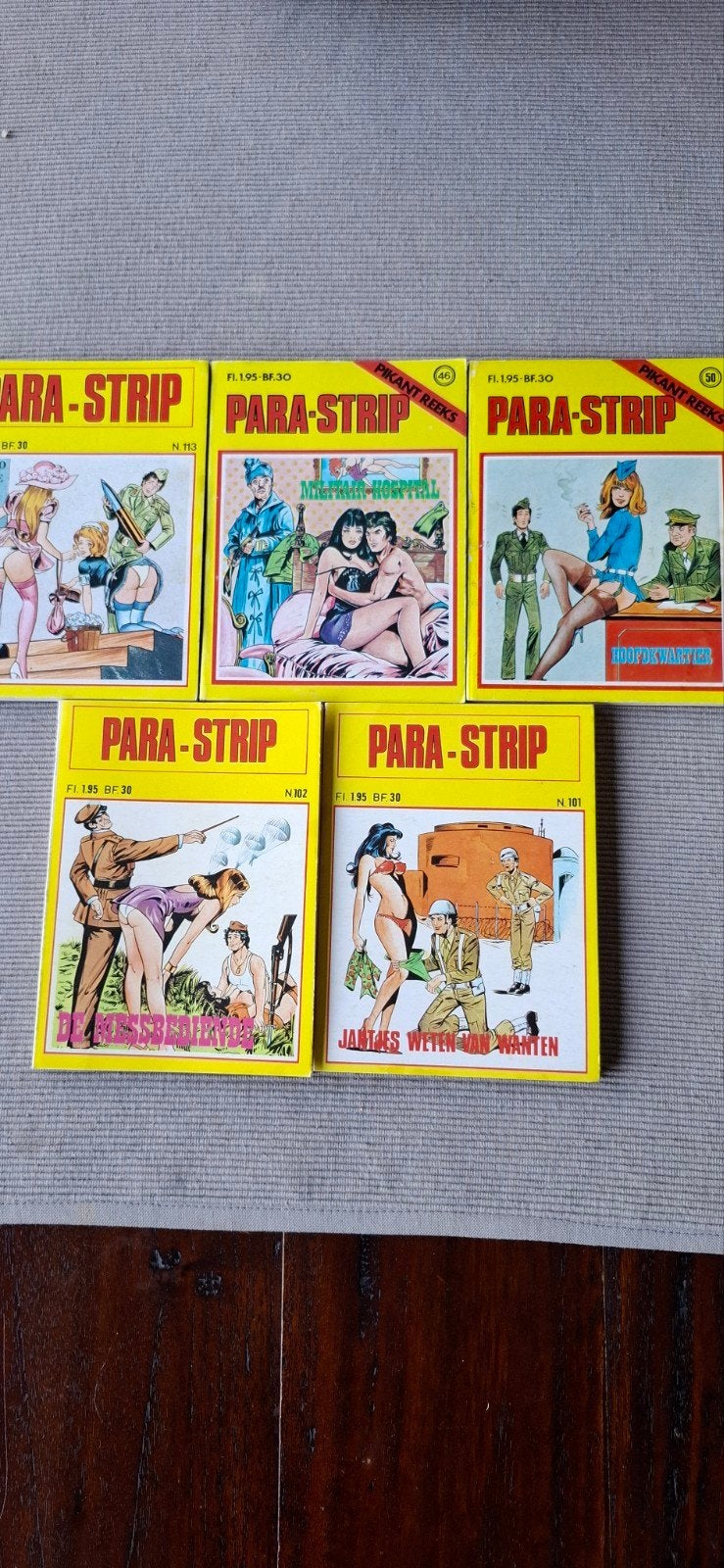 5 para stripboeken voor volwassenen, Boeken, Meerdere stripboeken, Ophalen of Verzenden, Gelezen