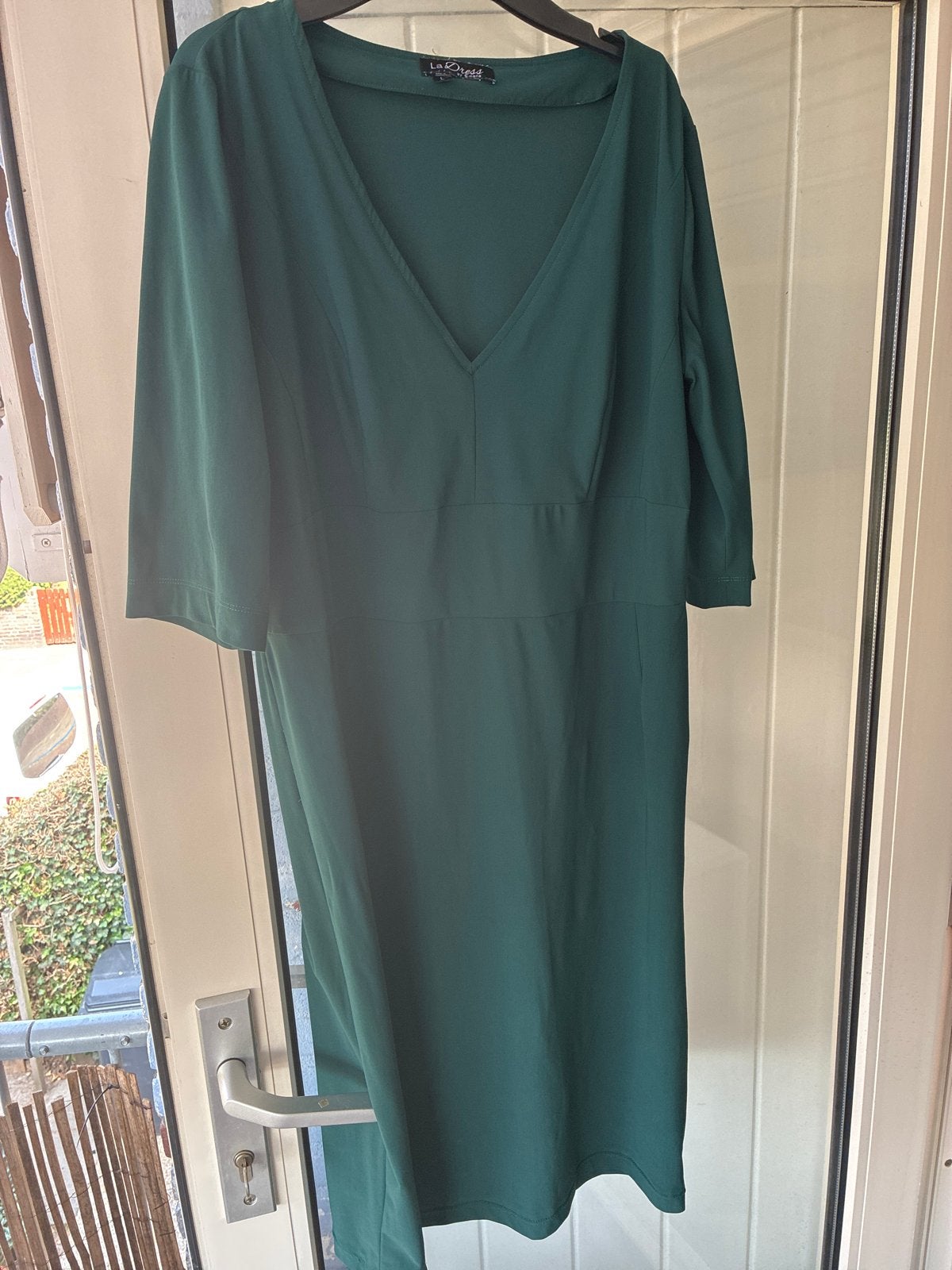 Prachtige LaDress jurk maat L, Kleding | Dames, Maat 42/44 (L), Ophalen of Verzenden, Zo goed als nieuw, Onder de knie