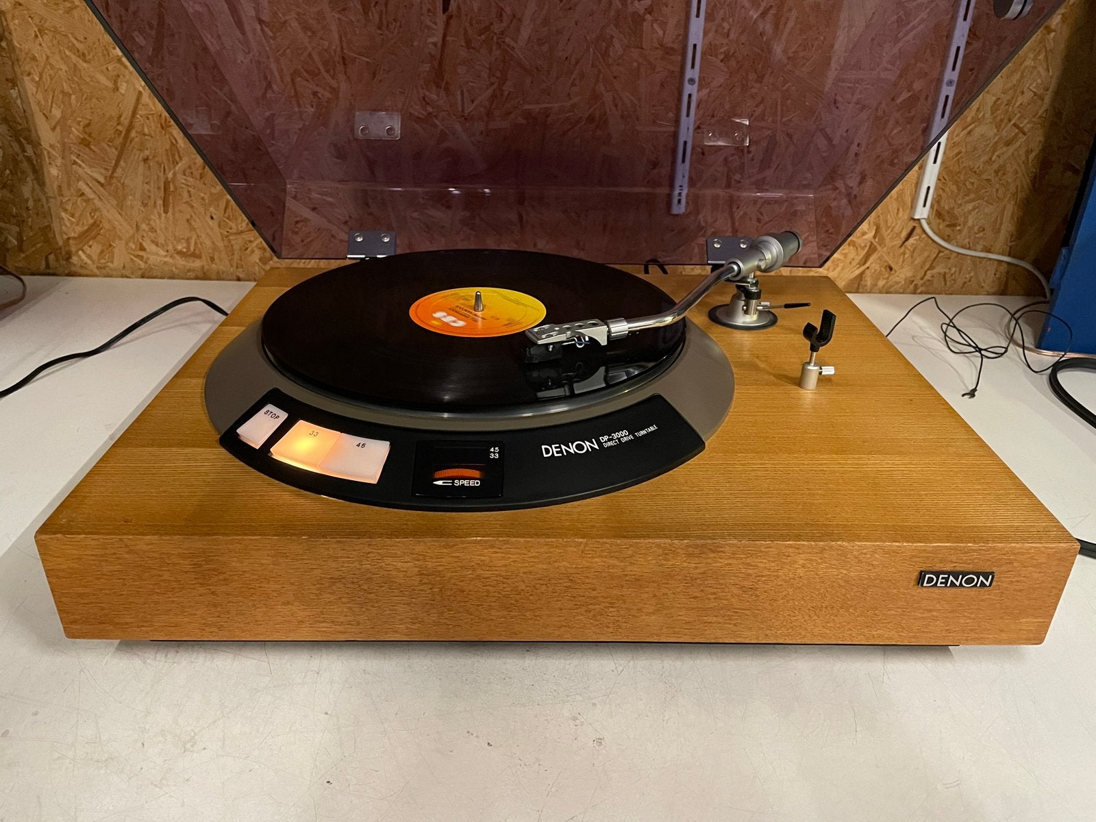 DENON DP-3000 met AT mc element met garantie, DENON, Pitch-regelaar, ...., Platenspeler