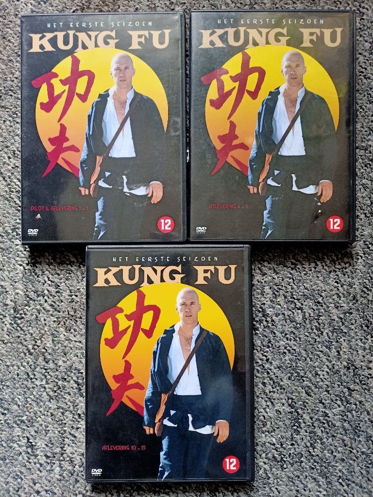 Kung Fu - Het Eerste Seizoen - David Carradine - IMDb 7.6, Vanaf 12 jaar, Ophalen of Verzenden, Zo goed als nieuw, Actie en Avontuur