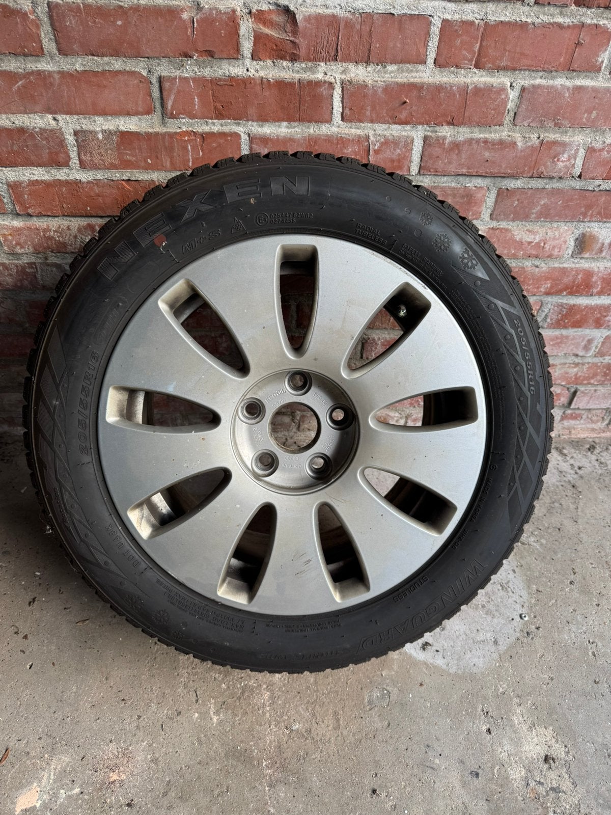Te koop aangeboden : Audi wintervelgen, Auto-onderdelen, Banden en Velgen, Ophalen, Gebruikt, 16 inch, Banden en Velgen