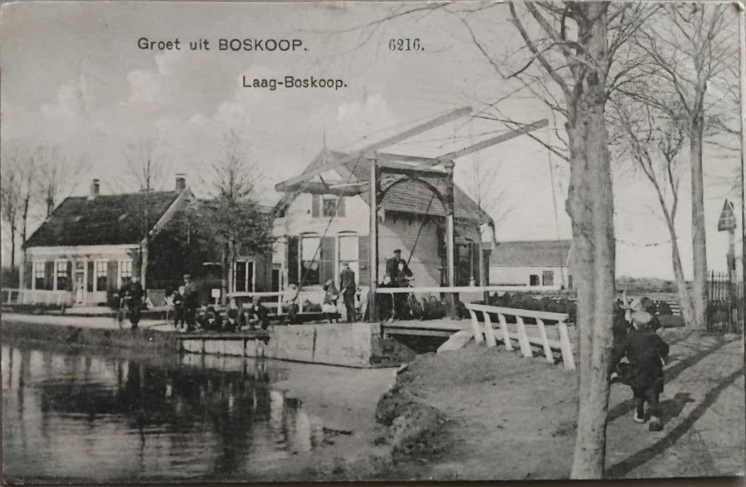 Laag-Boskoop (Zuid-Holland) uit 1912 – Nauta, Verzenden, Voor 1920, Gelopen, Zuid-Holland