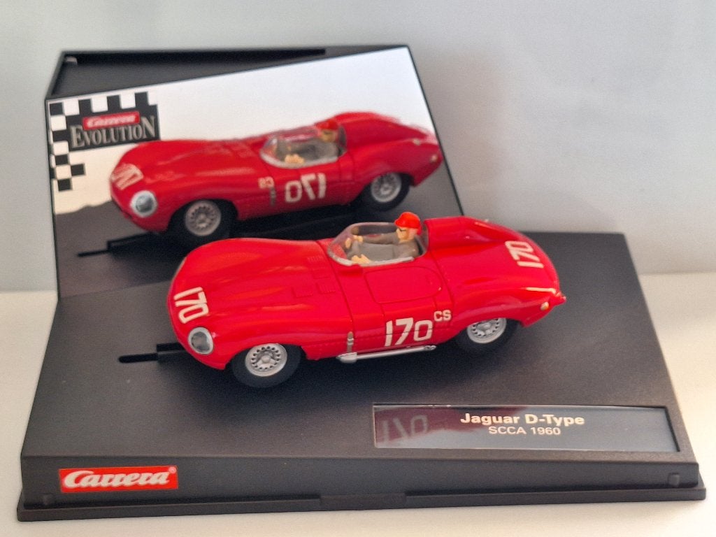 Carrera Evolution Classic Jaguar D-Type SCCA 1960 Ref 25709, Carrera, Racebaan, Carrera, Carrera