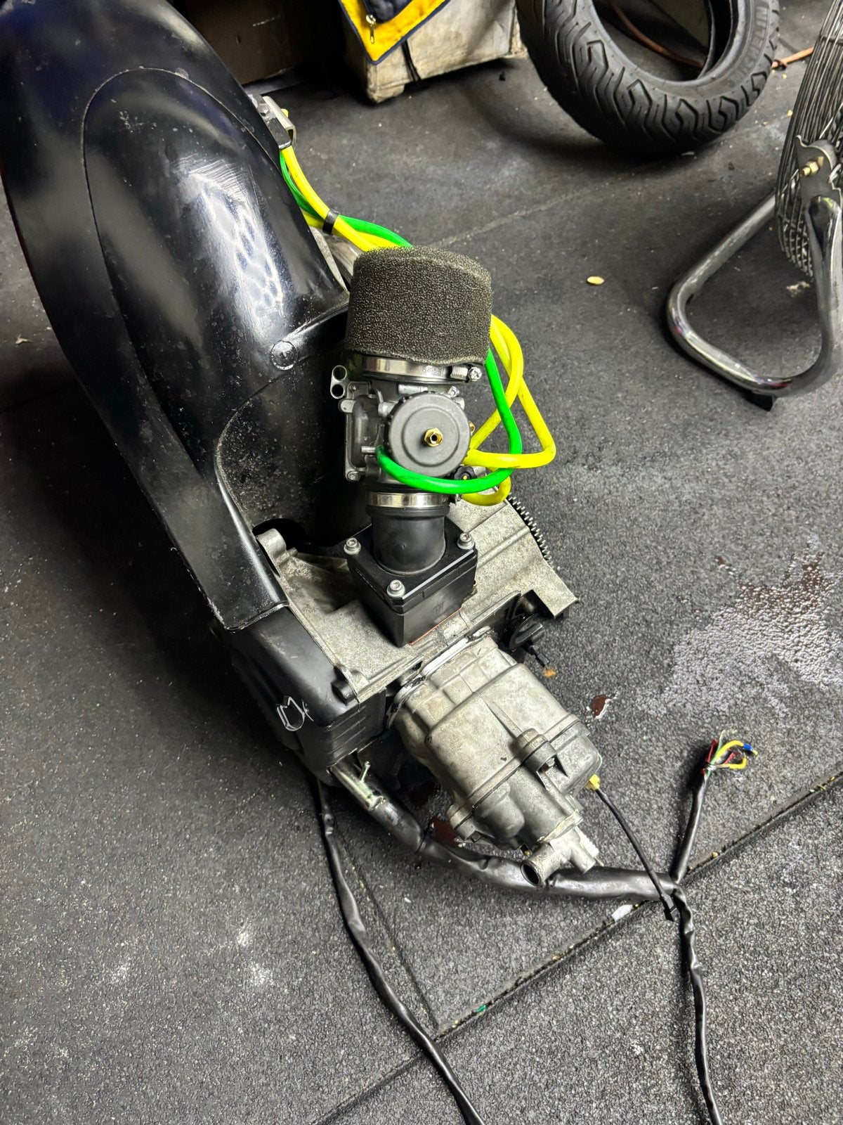 Zip 183cc blok met Ht toren en 35mm Sudco carburateur, Ophalen of Verzenden, Gebruikt, Blok, Piaggio
