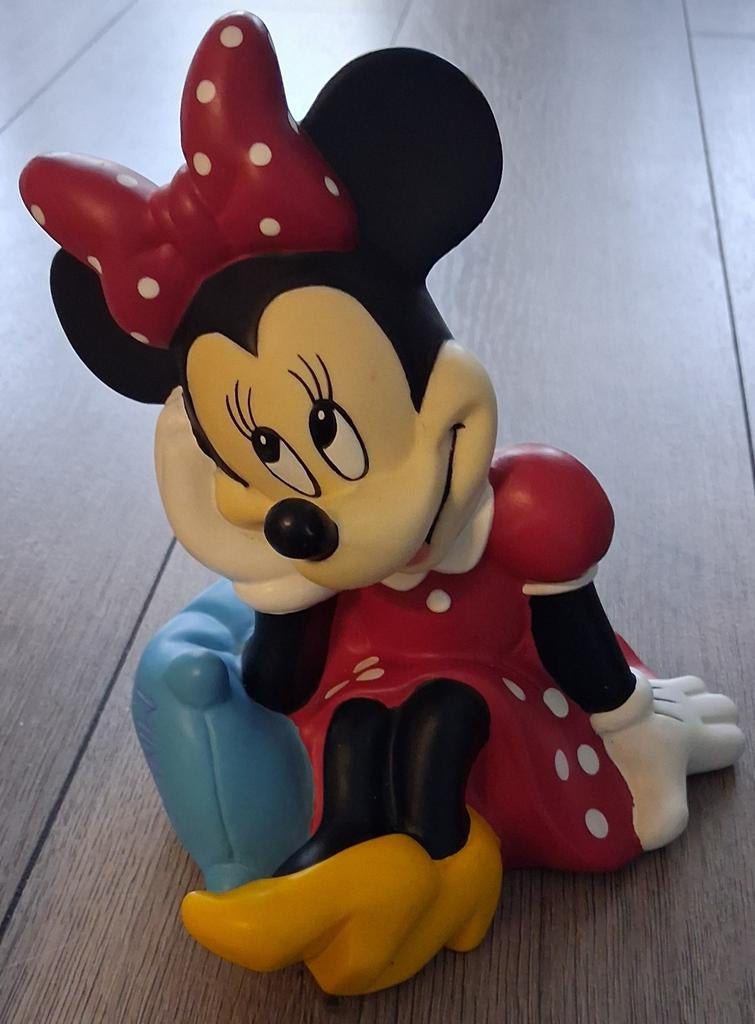 Minnie mouse spaarpot, Ophalen of Verzenden, Mickey Mouse, Zo goed als nieuw, Beeldje of Figuurtje