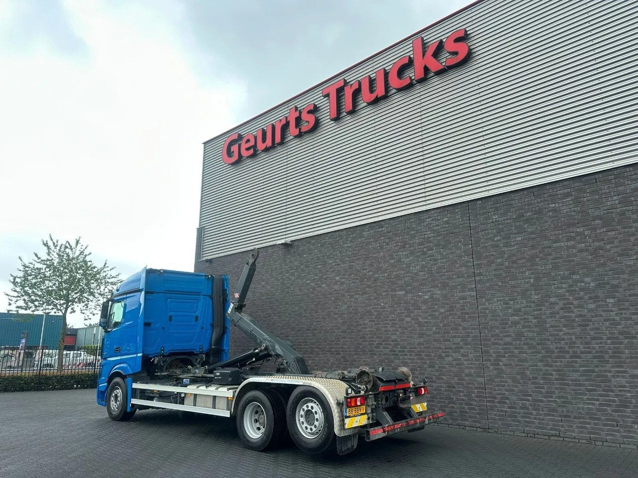 Mercedes-Benz Actros 2545 6X2 MET HIAB MULTILIFT XR21S61 HAA, Automaat, Euro 6, Blauw, Bedrijf