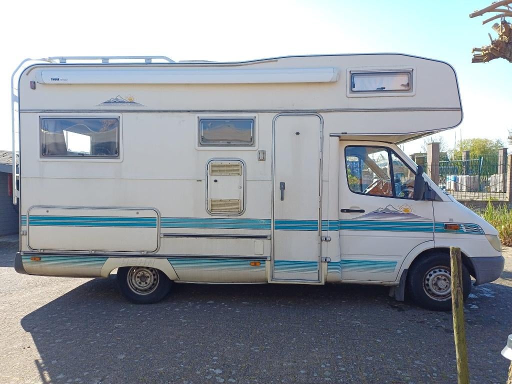Mercedes Camper alkoof 2002, Caravans en Kamperen, Campers, Particulier, tot en met 4, Alkoof, Mercedes-Benz, Mercedes, 5 tot 6 meter