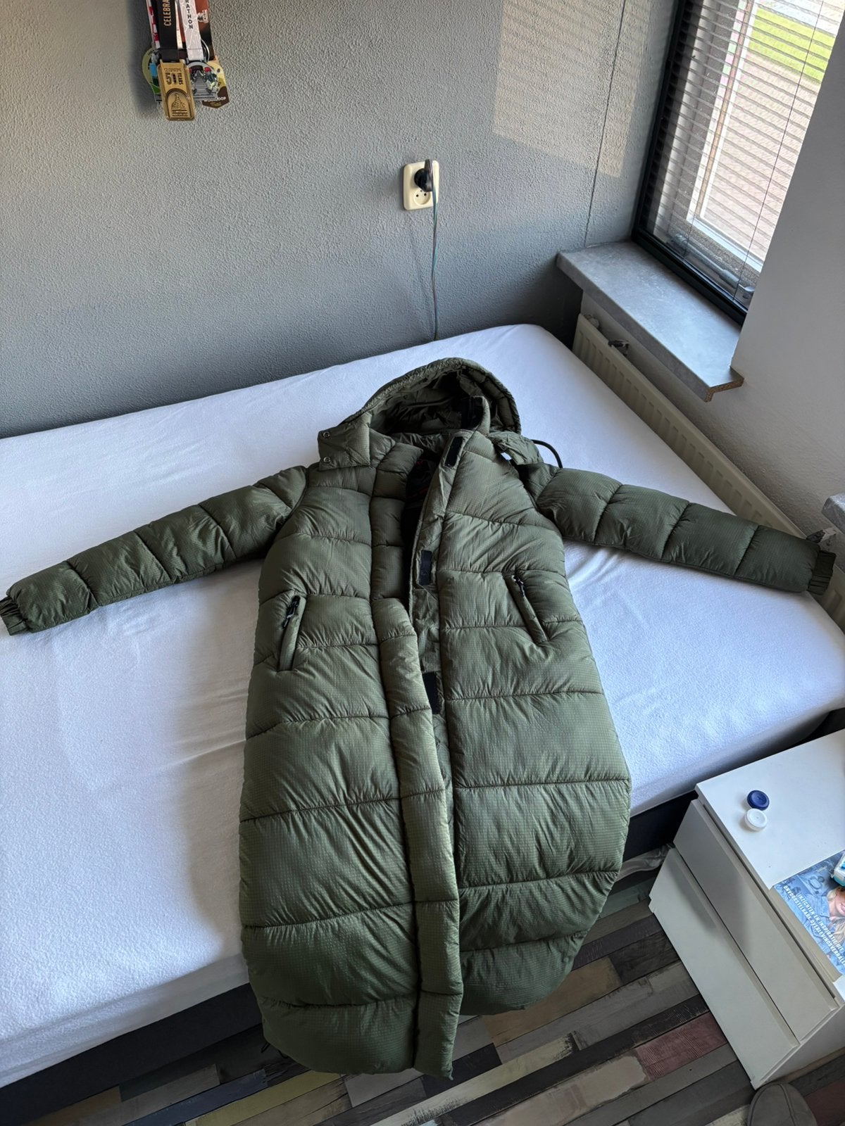 Superdry Ripstopper Lange Parka, Ophalen of Verzenden, Nieuw, Maat 34 (XS) of kleiner, Groen