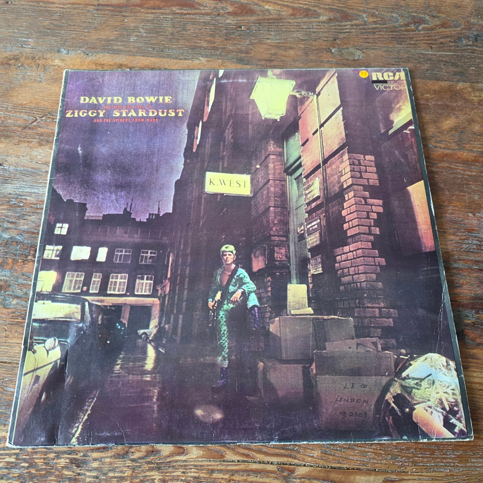 Lp: David Bowie - Ziggy Stardust (1977 re), LP, Gebruikt, Ophalen of Verzenden, 12 inch