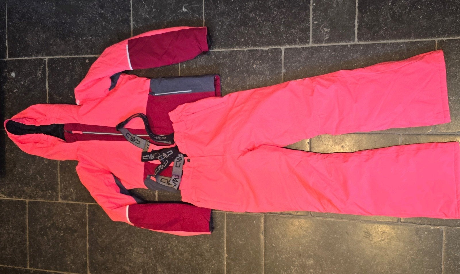 CMP Skiset Kinderen - Roze/Bordeaux (Maat 164), Overige typen, Ophalen of Verzenden, Zo goed als nieuw, CMP