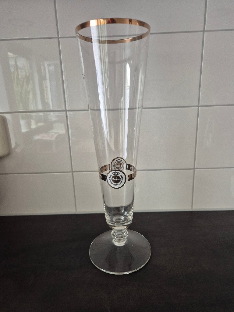 Warteiner bierglas 1 liter, Verzamelen, Biermerken, Ophalen, Zo goed als nieuw, Glas of Glazen, Overige merken