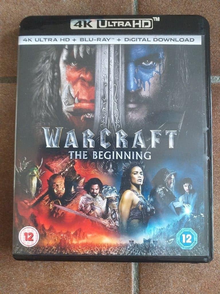 Warcraft 4K Bluray + 2D Bluray, Engels, Nederlands, Film, Science Fiction en Fantasy