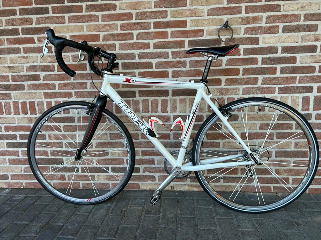 Trek racefiets, Fietsen en Brommers, Fietsen | Racefietsen, 28 inch, Gebruikt, Velgrem, Aluminium