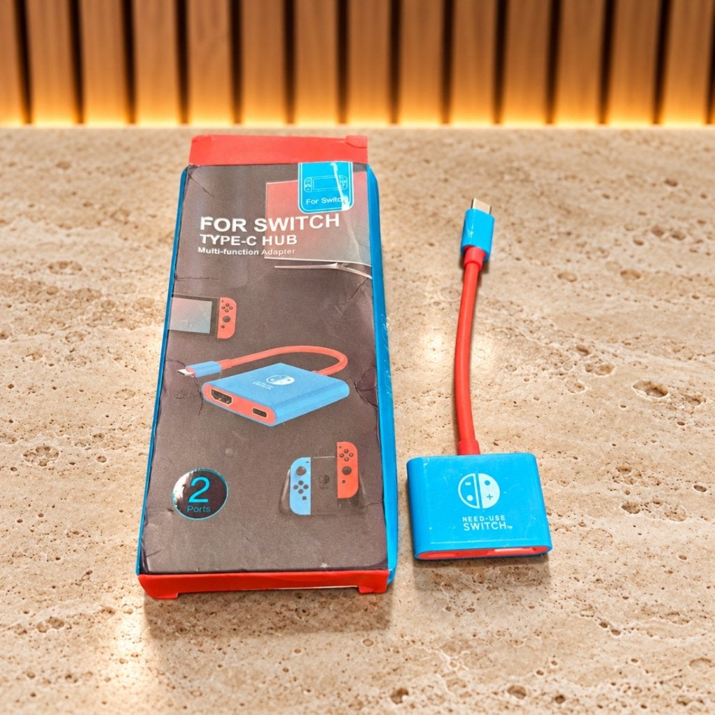 Foto 2 van Nintendo Switch Type-C HUB - In Nette Staat
