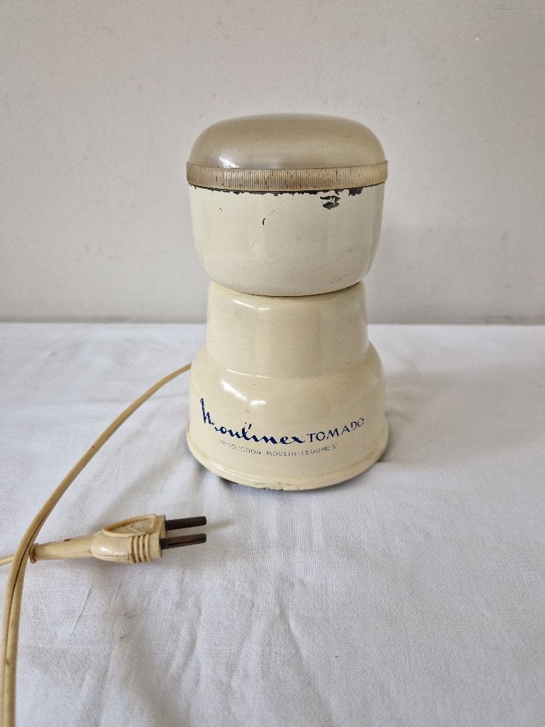Vintage elektrische koffiemolen Moulinex Tomado, Ophalen of Verzenden, Gebruikt