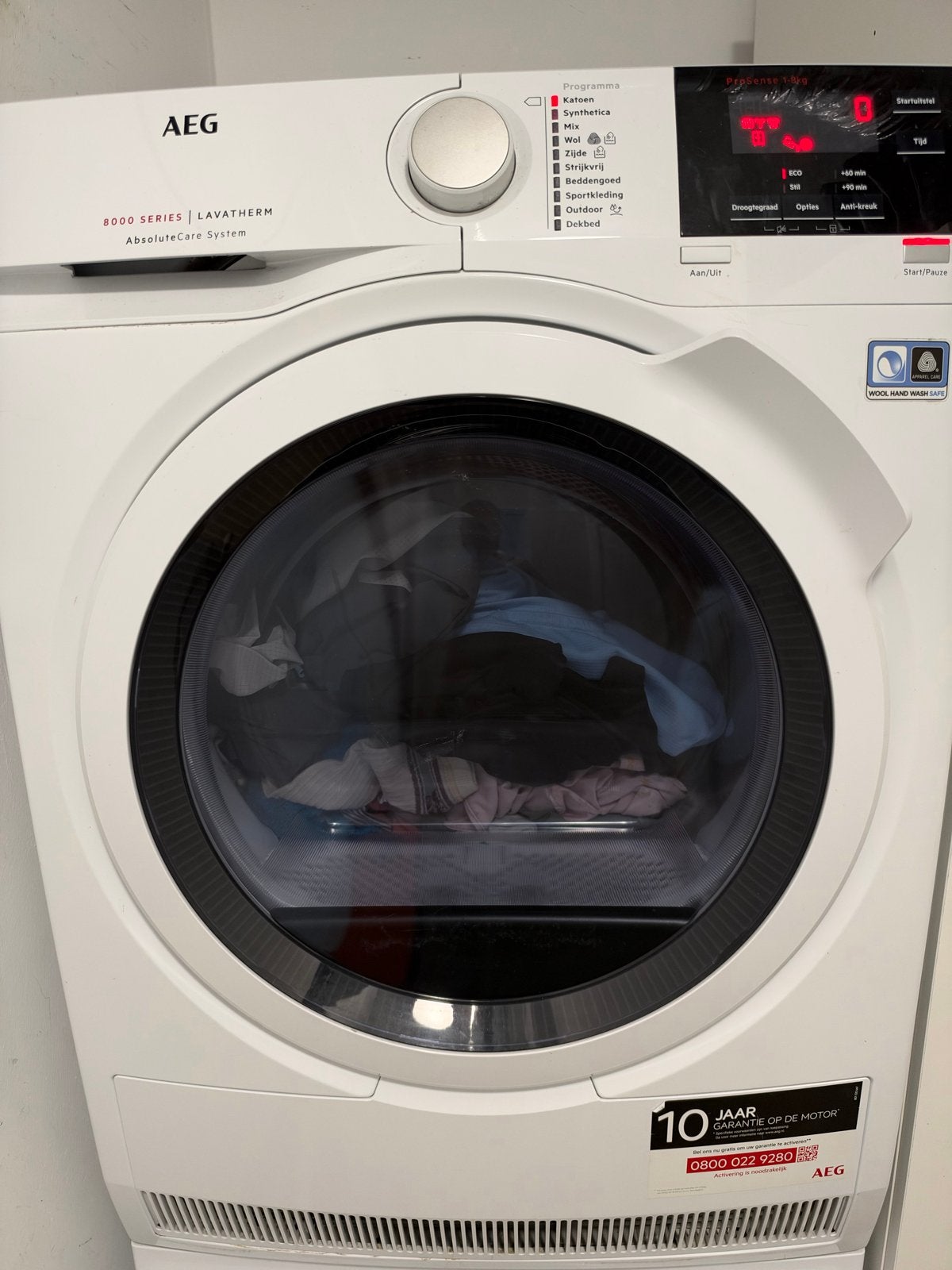 AEG ProSense 8 kg warmtepompdroger
