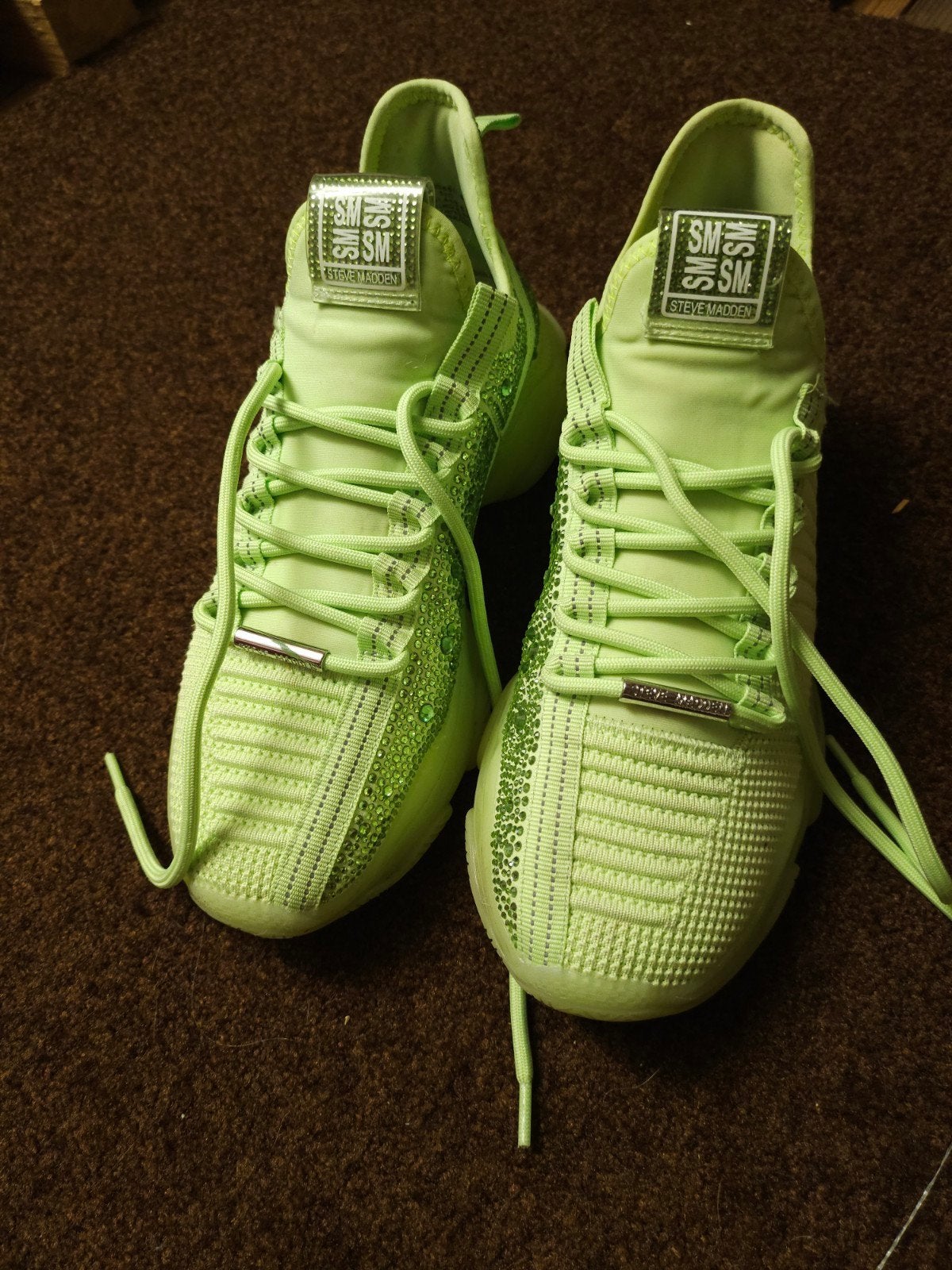 Steve Madden Sneakers Neon Lime Maat 41, Kleding | Dames, Steve Madden, Ophalen of Verzenden, Groen, Sneakers of Gympen