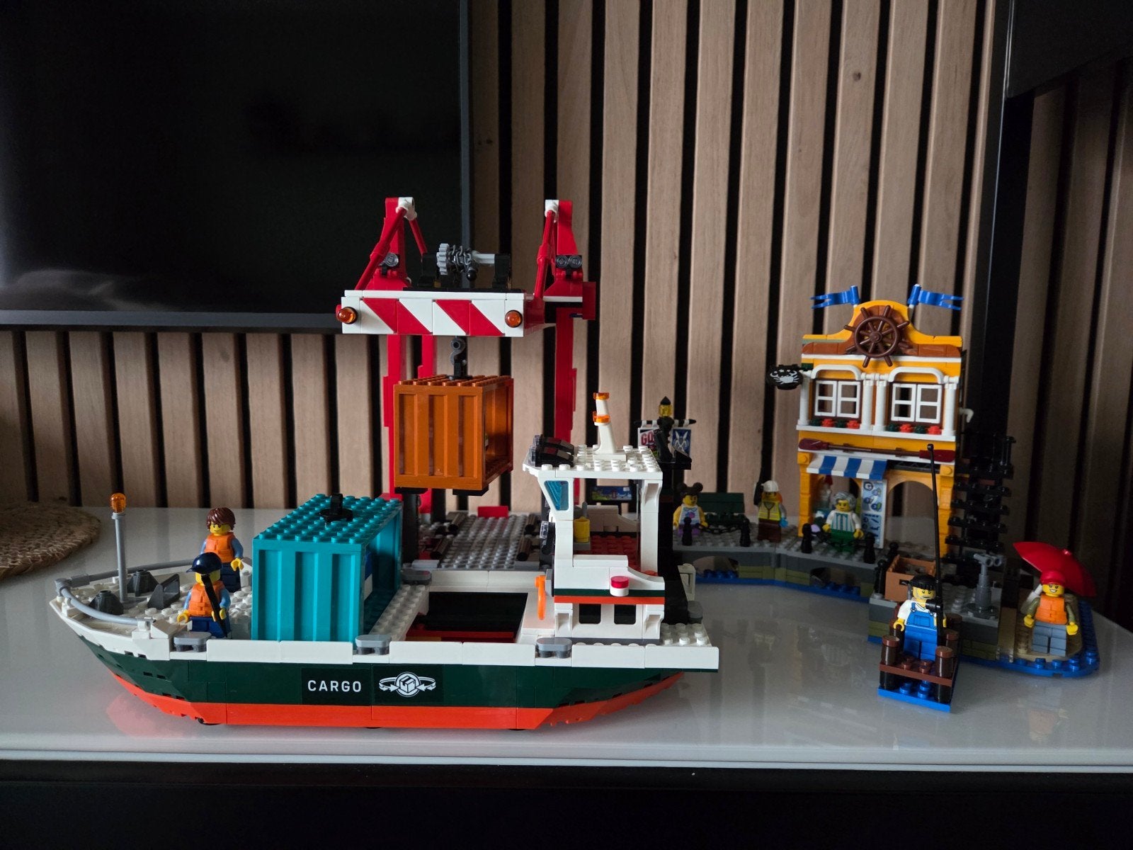 Lego City 60422 Haven met vrachtschip, Lego, Ophalen of Verzenden, Inclusief instructies, Complete set