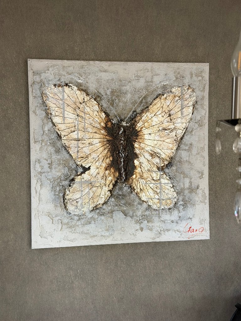 Richmond schilderij vlinder, Ophalen of Verzenden, Dieren