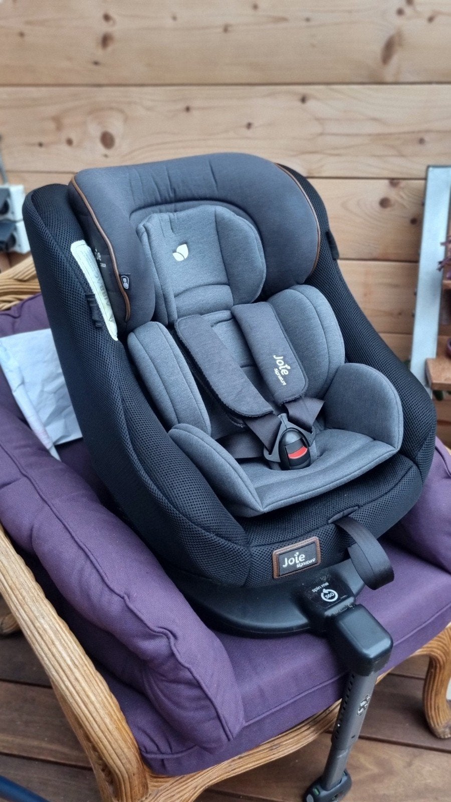 Joie Spin 360 autostoel - Draaibaar en veilig, Verstelbare rugleuning, Gebruikt, 0 t/m 18 kg, Isofix