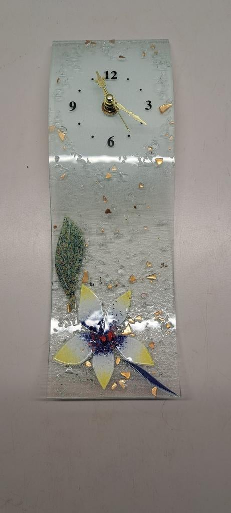 Petena Murano glazen wandklokje, Antiek en Kunst, Ophalen of Verzenden