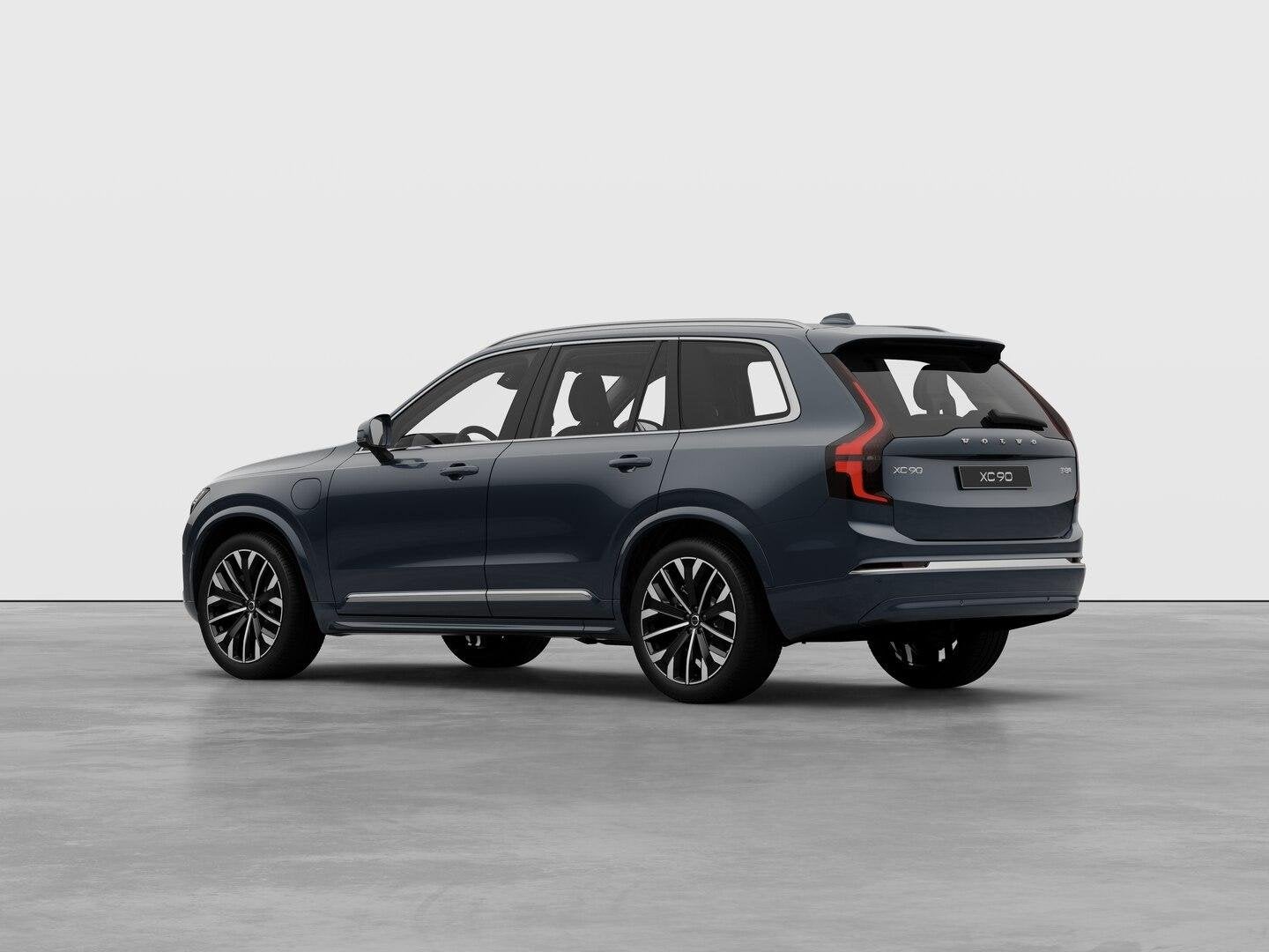 Volvo XC90 T8 Plug-in hybrid AWD Plus Bright | Panoramadak |, Auto's, 4 cilinders, Blauw, 7 stoelen, Startonderbreker