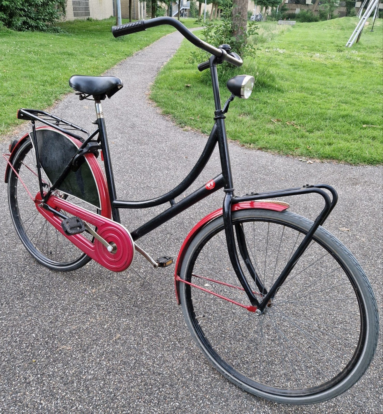Omafiets 28inch framemaat 57cm in top staat, 56 cm of meer, Ophalen, Zo goed als nieuw